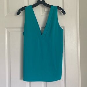 Women's Cooper & Ella Turquoise Sleeveless Top - Size Medium